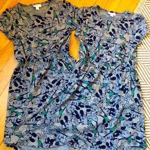 Pair of Lularoe Disney Mae dresses- size 10